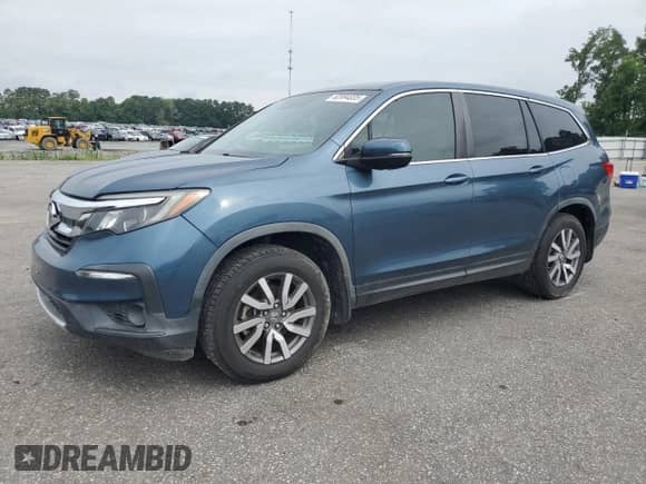 2019 Honda Pilot EX with VIN 5FNYF5H32KB017724, listed as a Copart auction lot 62994035 with 91,052 mi miles and Salvage title. Bid and sale history available at DreamBid. Image 1.