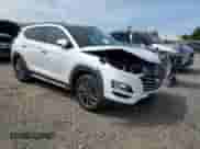 2021 Hyundai Tucson Limited with VIN KM8J3CALXMU390119, listed as a Copart auction lot 55382195 with 65,013 mi miles and Salvage title. Bid and sale history available at DreamBid. Image 4.