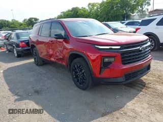 2025 Chevrolet Traverse FWD LT с VIN 1GNERGRS7SJ123999, выставлен на аукционе IAAI как лот 42865642 с пробегом 4 359 миль миль и . История ставок и продаж доступна на DreamBid. Изображение 1.