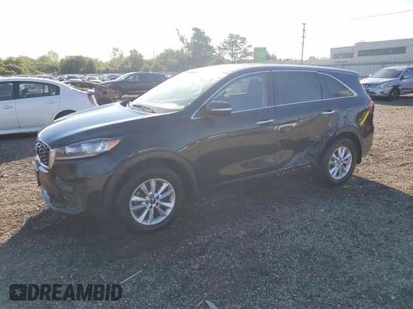 2019 Kia Sorento L with VIN 5XYPG4A36KG551251, listed as a Copart auction lot 84035255 with 93,491 mi miles and Salvage title. Bid and sale history available at DreamBid. Image 1.
