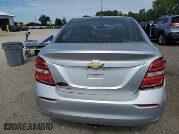 2017 Chevrolet Sonic LT with VIN 1G1JD5SH3H4162078, listed as a Copart auction lot 70036595 with 15,422 mi miles and Salvage title. Bid and sale history available at DreamBid. Image 6.
