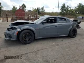 2023 Dodge Charger Scat Pack с VIN 2C3CDXGJ8PH651864, выставлен на аукционе Copart как лот 80018075 с пробегом 41 514 миль миль и Списание • Salvage title. История ставок и продаж доступна на DreamBid. Изображение 1.
