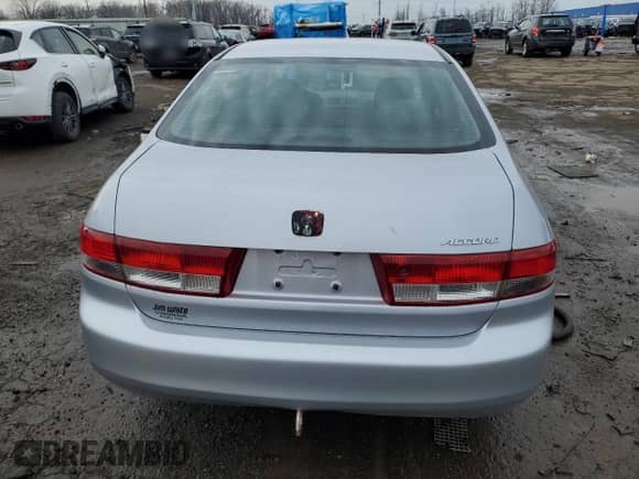 2003 Honda Accord LX with VIN 1HGCM55303A083589, listed as a Copart auction lot 86232144 with Not provided miles and Clean title. Bid and sale history available at DreamBid. Image 6.