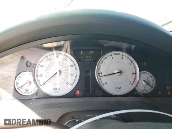 2007 Chrysler 300 C with VIN 2C3LA63H67H676154, listed as a Copart auction lot 57853625 with 179,563 mi miles and Salvage title. Bid and sale history available at DreamBid. Image 9.