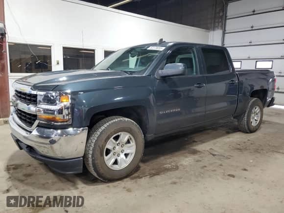 2018 Chevrolet Silverado 1500 LT z VIN 3GCUKREH5JG414712, wystawiony jako Copart lot #82378055 z przebiegiem 161 568 mil mil oraz Szkoda całkowita • Salvage title. Historia ofert i sprzedaży dostępna na DreamBid. Obrazek 1.