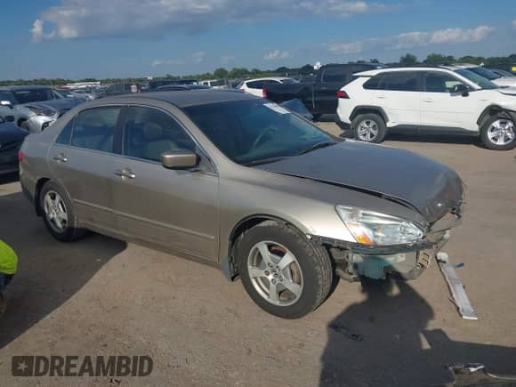2005 Honda Accord with VIN JHMCN36425C010253, listed as a IAAI auction lot 43314891 with 238,099 mi miles and . Bid and sale history available at DreamBid. Image 1.