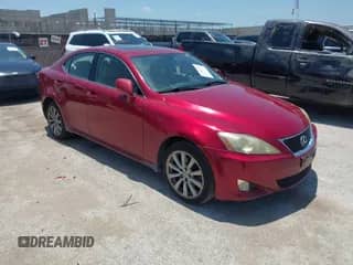 2007 Lexus IS 250 with VIN JTHCK262272014863, listed as a IAAI auction lot 42463549 with 159,648 mi miles and . Bid and sale history available at DreamBid. Image 1.