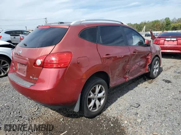 2008 Nissan Rogue SL with VIN JN8AS58V28W126188, listed as a Copart auction lot 84458065 with 175,311 mi miles and Salvage title. Bid and sale history available at DreamBid. Image 3.