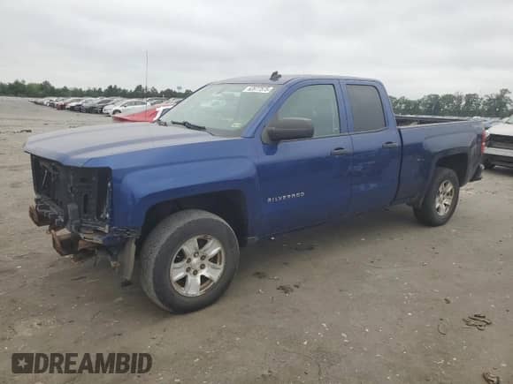 2014 Chevrolet Silverado 1500 LT with VIN 1GCVKREH5EZ175687, listed as a Copart auction lot 62677575 with 85,817 mi miles and Salvage title. Bid and sale history available at DreamBid. Image 1.