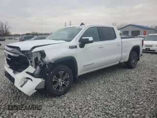 2019 GMC Sierra 1500 SLE z VIN 1GTU9BEDXKZ372104, wystawiony jako Copart lot #85056544 z przebiegiem 101 984 mil mil oraz Szkoda całkowita • Salvage title. Historia ofert i sprzedaży dostępna na DreamBid. Obrazek 1.