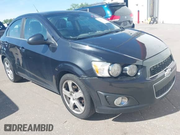 2013 Chevrolet Sonic LTZ with VIN 1G1JE5SG4D4121828, listed as a IAAI auction lot 42203119 with 110,226 mi miles and . Bid and sale history available at DreamBid. Image 1.