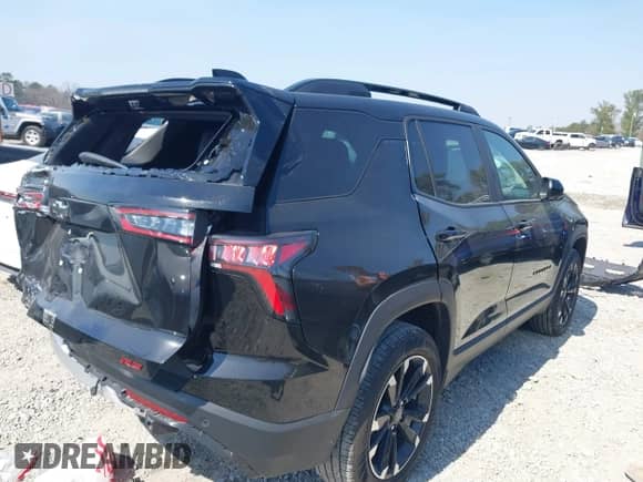 2025 Chevrolet Equinox FWD RS with VIN 3GNAXLEG7SL136601, listed as a IAAI auction lot 41769644 with 5,372 mi miles and . Bid and sale history available at DreamBid. Image 4.