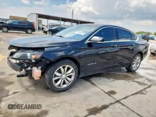 2017 Chevrolet Impala LT with VIN 2G1105S34H9112304, listed as a Copart auction lot 69689575 with 154,446 mi miles and Salvage title. Bid and sale history available at DreamBid. Image 1.