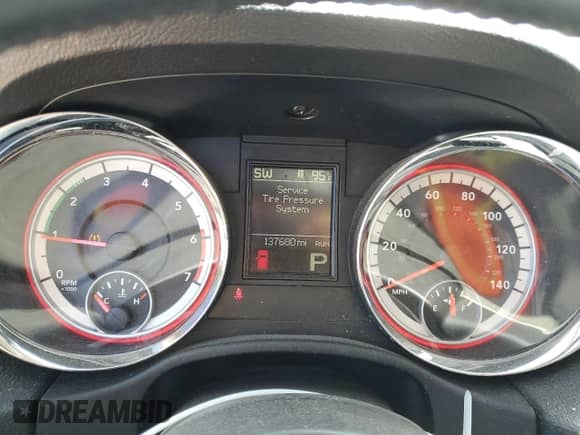 2013 Dodge Durango Crew with VIN 1C4SDJDT8DC697137, listed as a Copart auction lot 64930825 with 137,680 mi miles and Clean title. Bid and sale history available at DreamBid. Image 9.