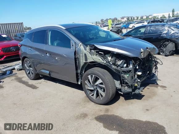 2018 Nissan Murano SV с VIN 5N1AZ2MG1JN111959, выставлен на аукционе IAAI как лот 43357813 с пробегом 87 922 миль миль и . История ставок и продаж доступна на DreamBid. Изображение 1.