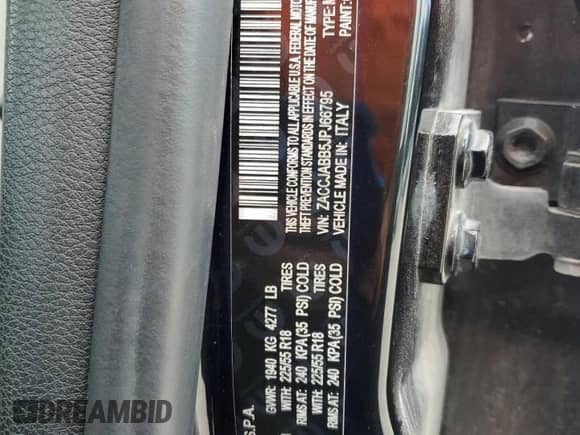 2018 Jeep Renegade Altitude with VIN ZACCJABB5JPJ66795, listed as a Copart auction lot 86684525 with 91,464 mi miles and Salvage title. Bid and sale history available at DreamBid. Image 13.