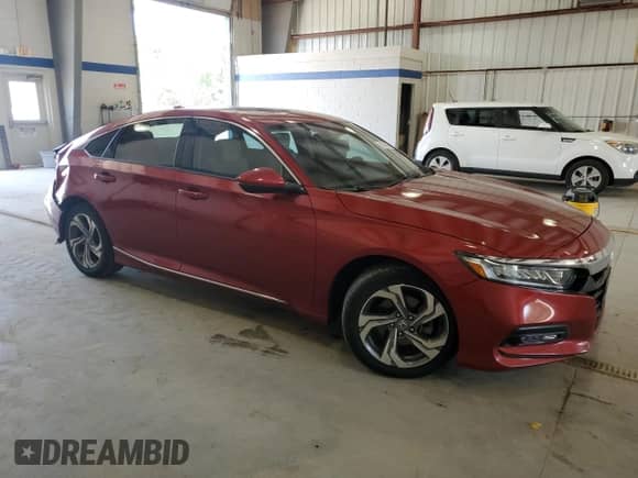 2018 Honda Accord EX-L with VIN 1HGCV1F67JA235167, listed as a Copart auction lot 62450615 with 84,976 mi miles and Salvage title. Bid and sale history available at DreamBid. Image 4.