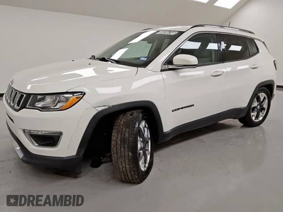 2021 Jeep Compass Limited с VIN 3C4NJCCB1MT522405, выставлен на аукционе Copart как лот 84596745 с пробегом 105 554 миль миль и Чистый • Clean title. История ставок и продаж доступна на DreamBid. Изображение 1.