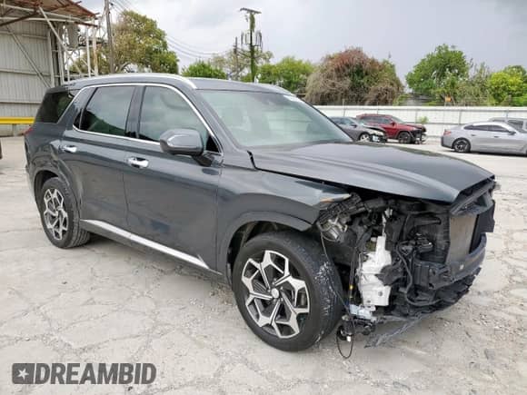 2022 Hyundai Palisade Calligraphy z VIN KM8R74HE0NU430052, wystawiony jako Copart lot #80651825 z przebiegiem 49 556 mil mil oraz Szkoda całkowita • Salvage title. Historia ofert i sprzedaży dostępna na DreamBid. Obrazek 4.