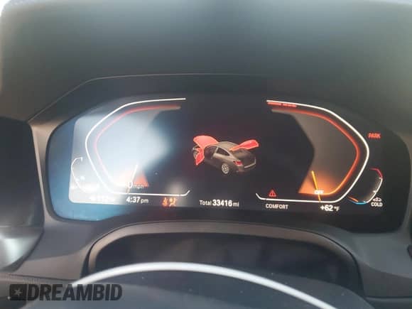 2023 BMW 4 Series 430i z VIN WBA63AV04PFN34378, wystawiony jako Copart lot #41647305 z przebiegiem 33 416 mil mil oraz Szkoda całkowita • Salvage title. Historia ofert i sprzedaży dostępna na DreamBid. Obrazek 9.