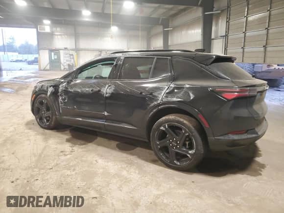 2024 Chevrolet Equinox EV RS with VIN 3GN7DNRP7RS219339, listed as a Copart auction lot 46892005 with 10,219 mi miles and Salvage title. Bid and sale history available at DreamBid. Image 2.