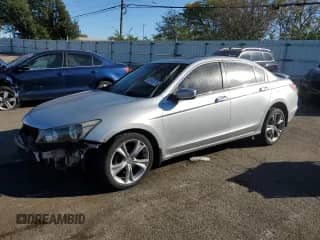2009 Honda Accord EX-L z VIN 1HGCP36849A001443, wystawiony jako Copart lot #82493875 z przebiegiem Nie podano mil oraz Szkoda całkowita • Salvage title. Historia ofert i sprzedaży dostępna na DreamBid. Obrazek 1.