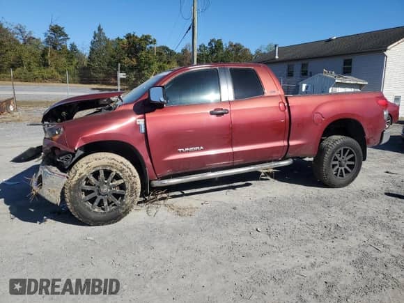 2007 Toyota Tundra SR5 with VIN 5TBBT54187S452908, listed as a Copart auction lot 86703565 with Not provided miles and Salvage title. Bid and sale history available at DreamBid. Image 1.
