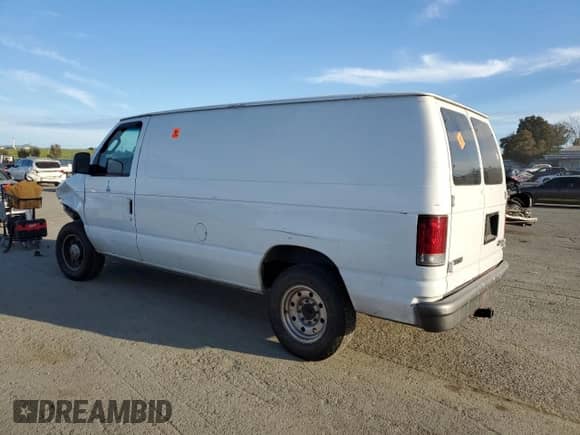 2007 Ford Econoline Cargo Commercial with VIN 1FTNE14W57DA29296, listed as a Copart auction lot 47969425 with 187,802 mi miles and Salvage title. Bid and sale history available at DreamBid. Image 2.