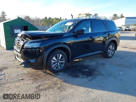 2024 Nissan Pathfinder SL with VIN 5N1DR3CC9RC219030, listed as a IAAI auction lot 40865085 with 1,173 mi miles and . Bid and sale history available at DreamBid. Image 17.