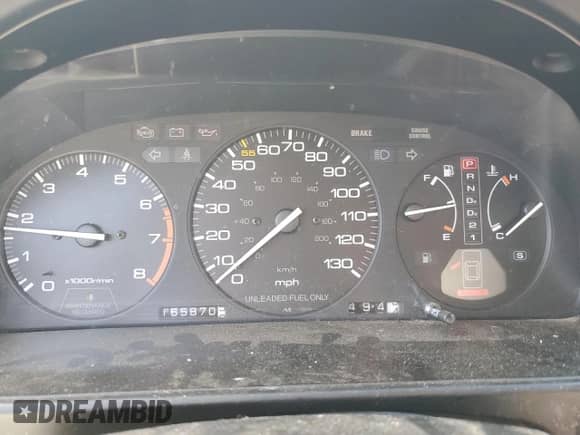 1991 Honda Accord LX z VIN JHMCB765XMC099044, wystawiony jako Copart lot #42520935 z przebiegiem 165 870 mil mil oraz Szkoda całkowita • Salvage title. Historia ofert i sprzedaży dostępna na DreamBid. Obrazek 9.