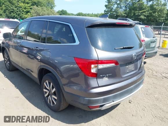 2021 Honda Pilot EX-L с VIN 5FNYF6H50MB026111, выставлен на аукционе IAAI как лот 42936833 с пробегом 31 057 миль миль и . История ставок и продаж доступна на DreamBid. Изображение 3.