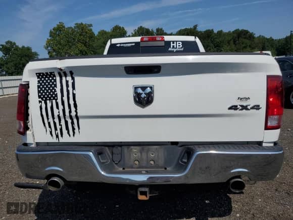 2018 Ram 1500 Harvest z VIN 1C6RR7TT3JS113420, wystawiony jako Copart lot #66898395 z przebiegiem Nie podano mil oraz Szkoda całkowita • Salvage title. Historia ofert i sprzedaży dostępna na DreamBid. Obrazek 6.