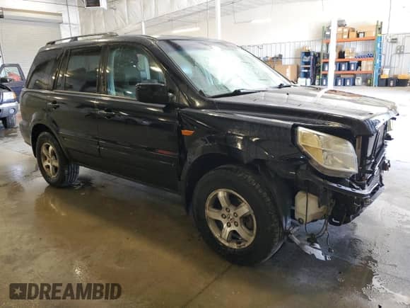 2006 Honda Pilot EX-L with VIN 5FNYF18746B014518, listed as a Copart auction lot 68541235 with 259,371 mi miles and Salvage title. Bid and sale history available at DreamBid. Image 4.