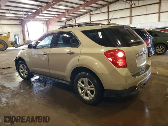 2011 Chevrolet Equinox LTZ with VIN 2GNALFEC6B1201627, listed as a Copart auction lot 70734195 with 153,122 mi miles and Clean title. Bid and sale history available at DreamBid. Image 2.