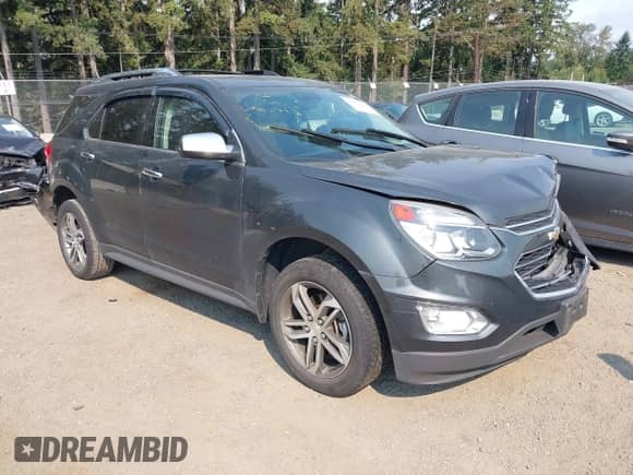 2017 Chevrolet Equinox Premier with VIN 2GNFLGEK8H6168029, listed as a IAAI auction lot 42954238 with 60,340 mi miles and . Bid and sale history available at DreamBid. Image 1.