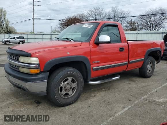 1999 Chevrolet Silverado 1500 LT with VIN 1GCEK14TXXE222892, listed as a Copart auction lot 51213865 with 215,236 mi miles and Salvage title. Bid and sale history available at DreamBid. Image 1.