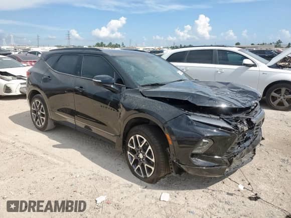 2024 Chevrolet Blazer RS с VIN 3GNKBERS5RS181954, выставлен на аукционе Copart как лот 62336035 с пробегом 10 701 миль миль и Списание • Salvage title. История ставок и продаж доступна на DreamBid. Изображение 4.