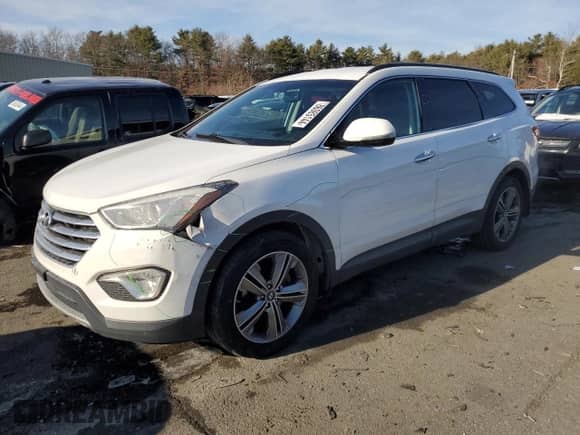 2015 Hyundai Santa Fe Limited with VIN KM8SNDHF1FU105573, listed as a Copart auction lot 86085144 with 116,080 mi miles and Salvage title. Bid and sale history available at DreamBid. Image 1.