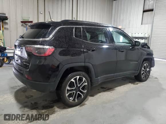 2022 Jeep Compass Limited with VIN 3C4NJDCB7NT113249, listed as a Copart auction lot 85197645 with 37,158 mi miles and Salvage title. Bid and sale history available at DreamBid. Image 3.