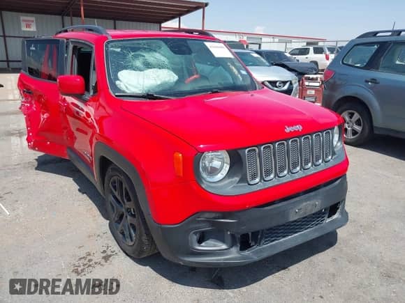 2018 Jeep Renegade Latitude with VIN ZACCJABB2JPH19115, listed as a IAAI auction lot 42666680 with 60,901 mi miles and . Bid and sale history available at DreamBid. Image 1.