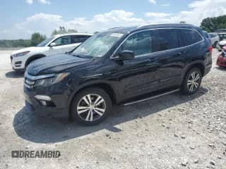 2017 Honda Pilot EX-L z VIN 5FNYF6H75HB043395, wystawiony jako Copart lot #61971615 z przebiegiem 98 200 mil mil oraz Czysty tytuł • Clean title. Historia ofert i sprzedaży dostępna na DreamBid. Obrazek 1.