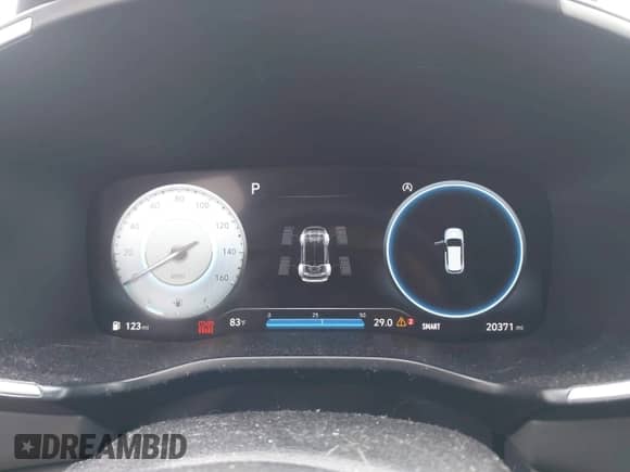 2023 Hyundai Santa Fe SEL с VIN 5NMS3DAJ9PH555974, выставлен на аукционе IAAI как лот 42992767 с пробегом 20 371 миль миль и . История ставок и продаж доступна на DreamBid. Изображение 7.