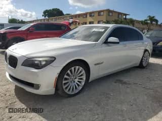 2011 BMW 7 Series 750Li xDrive with VIN WBAKC8C56BC433360, listed as a Copart auction lot 61466675 with 97,854 mi miles and Non repairable. Bid and sale history available at DreamBid. Image 1.