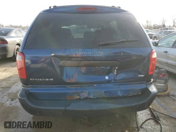 2002 Dodge Caravan with VIN 1B4GP25R42B592214, listed as a Copart auction lot 43773885 with 166,052 mi miles and Salvage title. Bid and sale history available at DreamBid. Image 6.