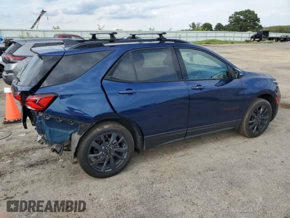 2022 Chevrolet Equinox RS с VIN 3GNAXWEV7NS208889, выставлен на аукционе Copart как лот 70536345 с пробегом 33 112 миль миль и Списание • Salvage title. История ставок и продаж доступна на DreamBid. Изображение 3.