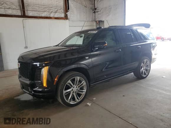 2025 Cadillac Escalade 4WD Sport Platinum с VIN 1GYS9GRL1SR165472, выставлен на аукционе Copart как лот 68270775 с пробегом 195 миль миль и Списание • Salvage title. История ставок и продаж доступна на DreamBid. Изображение 1.