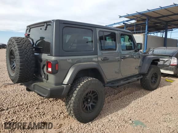 2022 Jeep Wrangler Unlimited Sport S с VIN 1C4HJXDN7NW168561, выставлен на аукционе Copart как лот 86703124 с пробегом 11 222 миль миль и Списание • Salvage title. История ставок и продаж доступна на DreamBid. Изображение 3.