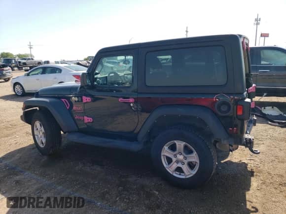 2022 Jeep Wrangler Sport с VIN 1C4GJXAG0NW144913, выставлен на аукционе Copart как лот 61429985 с пробегом 75 810 миль миль и Списание • Salvage title. История ставок и продаж доступна на DreamBid. Изображение 2.