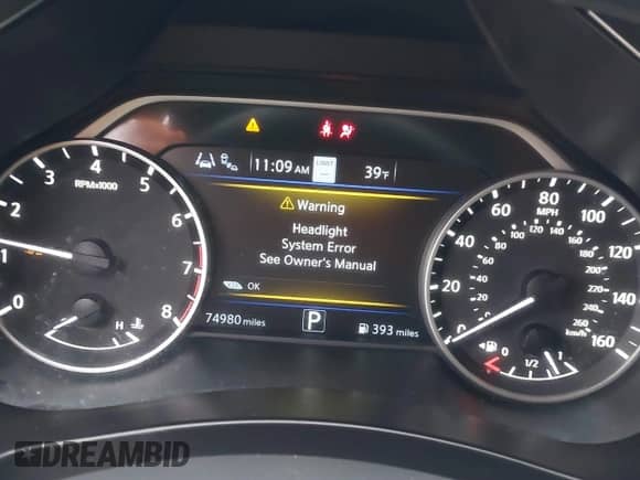 2022 Nissan Murano SL with VIN 5N1AZ2CJ5NC106889, listed as a IAAI auction lot 41207467 with 74,980 mi miles and . Bid and sale history available at DreamBid. Image 7.