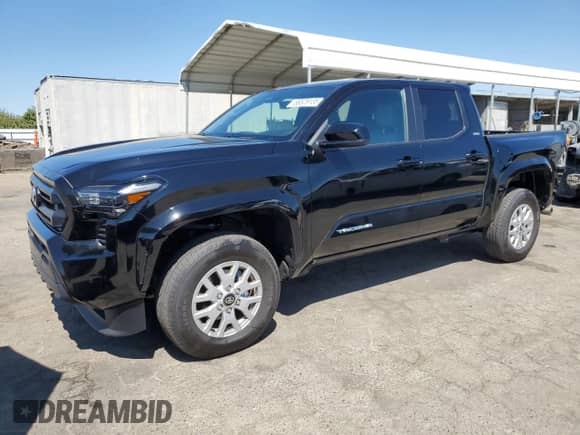 2024 Toyota Tacoma SR5 with VIN 3TMLB5JNXRM054298, listed as a Copart auction lot 66528135 with 5,976 mi miles and Salvage title. Bid and sale history available at DreamBid. Image 1.